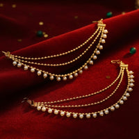 Urthn Traditional Multi-Layer Kaan Chain\Earchain\ Kan Chain (Pack Of 6)