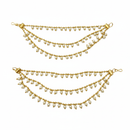 Urthn Traditional 3 Line Kaan Chain\Earchain \ Kan chain (Pack Of 6)