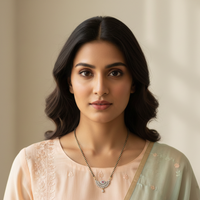 Urthn Classic Black Beads Everyday Mangalsutra (Pack Of 6)