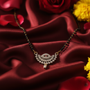 Urthn Classic Black Beads Everyday Mangalsutra (Pack Of 6)