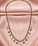 Urthn Evil Eye Crown Shape Charms Trendy Mangalsutra For Women (Pack of 3)