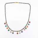 Urthn Evil Eye Crown Shape Charms Trendy Mangalsutra For Women (Pack of 3)