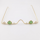 Urthn Pota Stone Luxury Inspired Facelets Jewellery Bridal Face Frame (Assorted Color) (Pack Of 3)