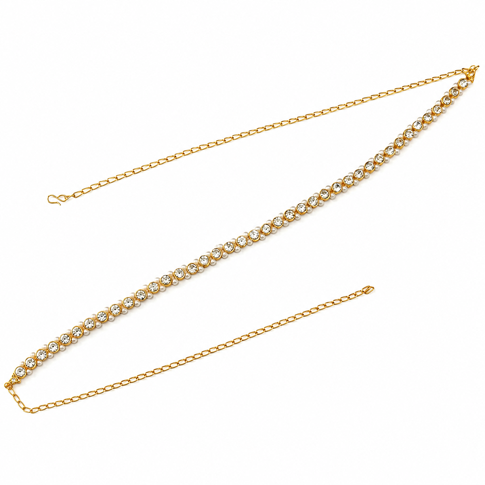Urthn Elegant  Austrian Stone Kamarbandh / Waist Chain for Women And Girls