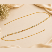 Urthn Elegant  Austrian Stone Kamarbandh / Waist Chain for Women And Girls