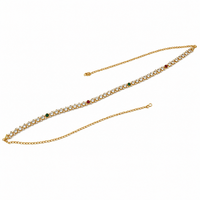 Urthn Elegant  Austrian Stone Kamarbandh / Waist Chain for Women And Girls