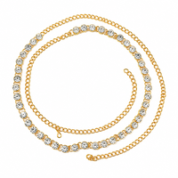 Urthn Elegant  Austrian Stone Kamarbandh / Waist Chain for Women And Girls
