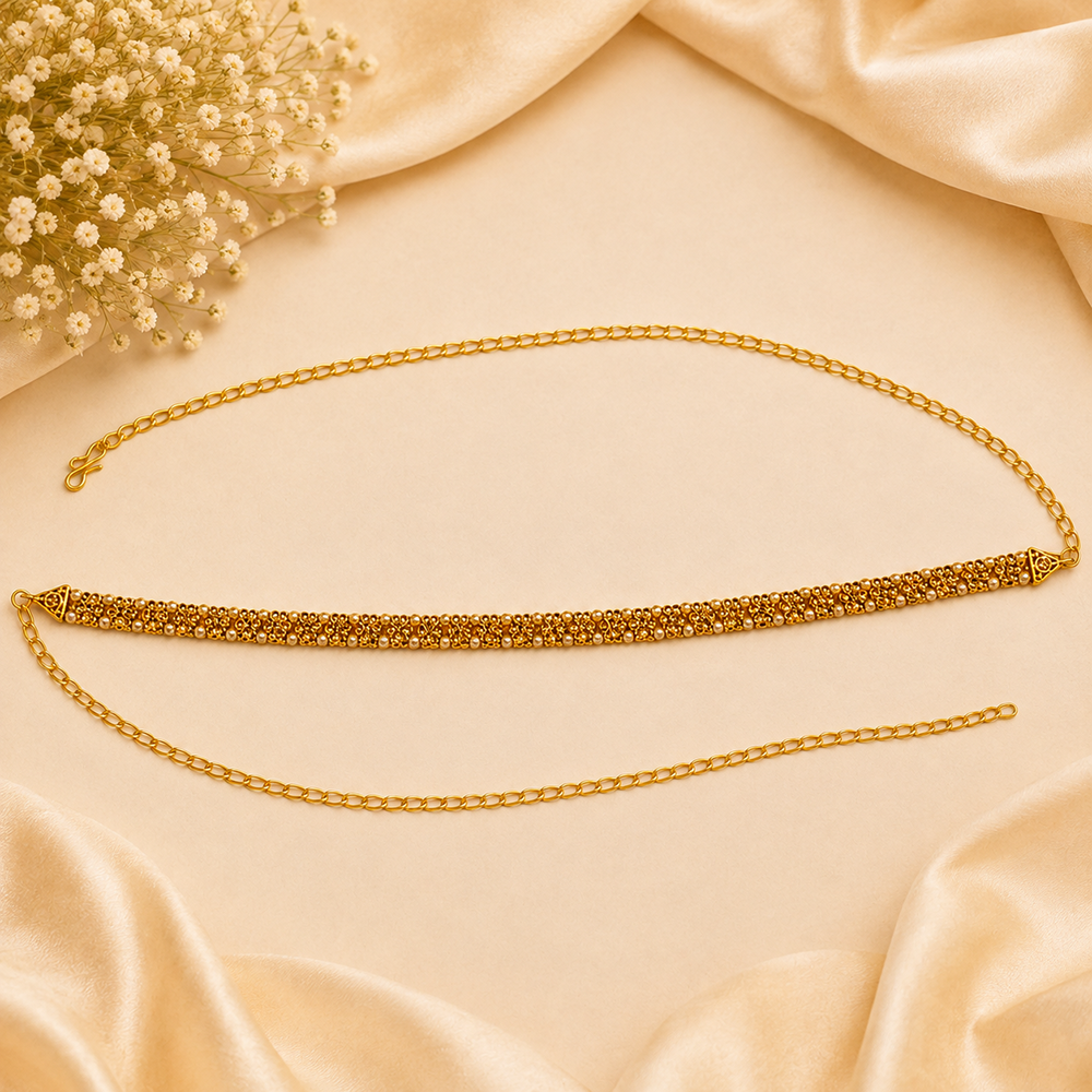 Urthn Elegant  Austrian Stone Kamarbandh / Waist Chain for Women And Girls