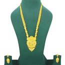 Mahavir Dye Gold Plated Long Necklace Set