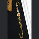 Mahavir Gold Plated  Austrian Stone Adjustable Bracelet