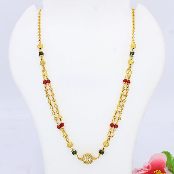 Mahavir Gold Plated Necklace