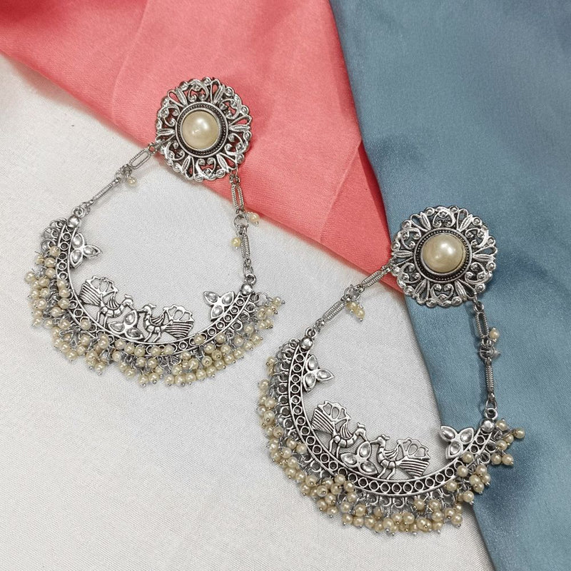 Darshana Jewels Oxidised Plated Dangler Earrings