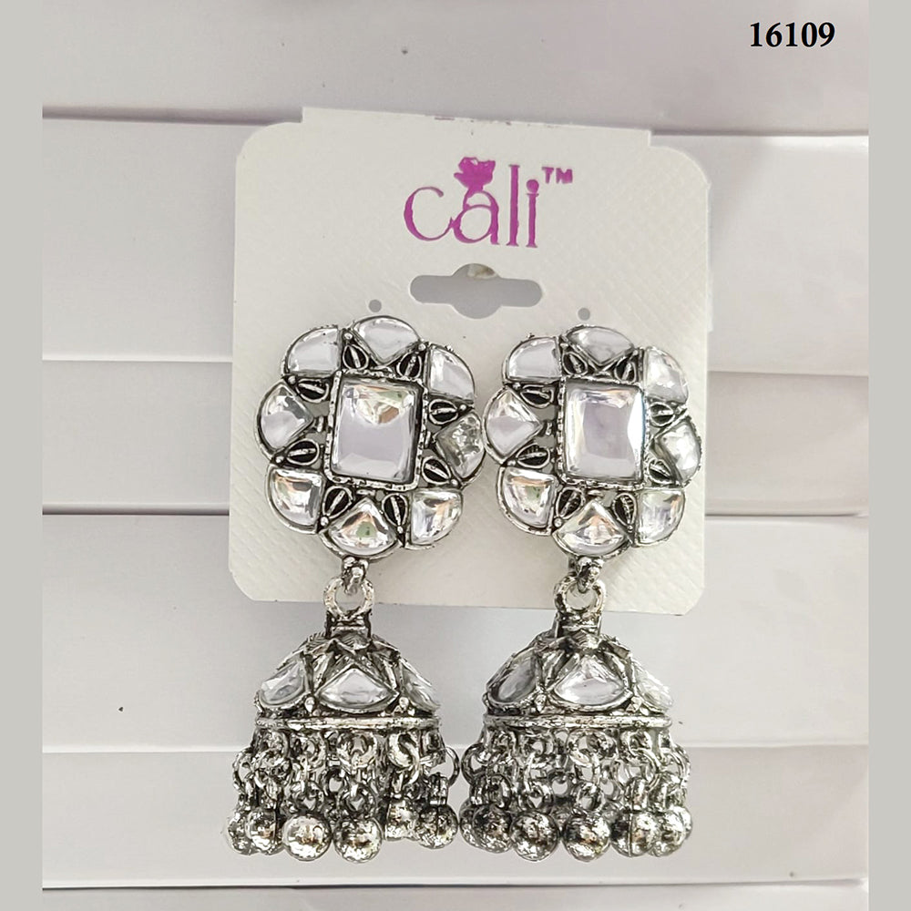 Corbeda Fashion Silver Plated Jhumki Earrings