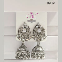 Corbeda Fashion Silver Plated Jhumki Earrings