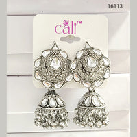 Corbeda Fashion Silver Plated Jhumki Earrings