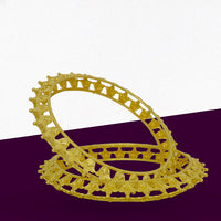 Mahavir Elegant Gold Plated Traditional Bangles Set
