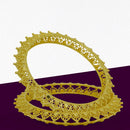 Mahavir Elegant Gold Plated Traditional Bangles Set