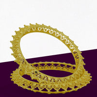Mahavir Elegant Gold Plated Traditional Bangles Set