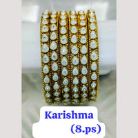 Chitra Bangles Austrian Stone Bangle (8 Piece In One Box)