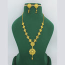 Mahavir Forming Look Gold Plated Long Necklace Set