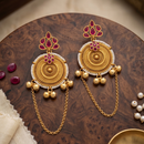 Wearhouse Fashion Elegant Pota Stone And Pearl Dangler Earrings