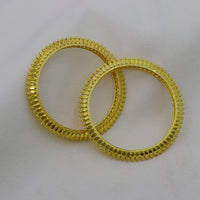 Mahavir Dye Gold Plated Designer Bangles Set