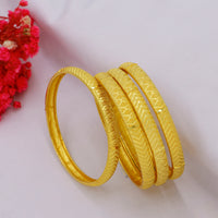 Mahavir Dye Gold Plated Designer Bangles Set 