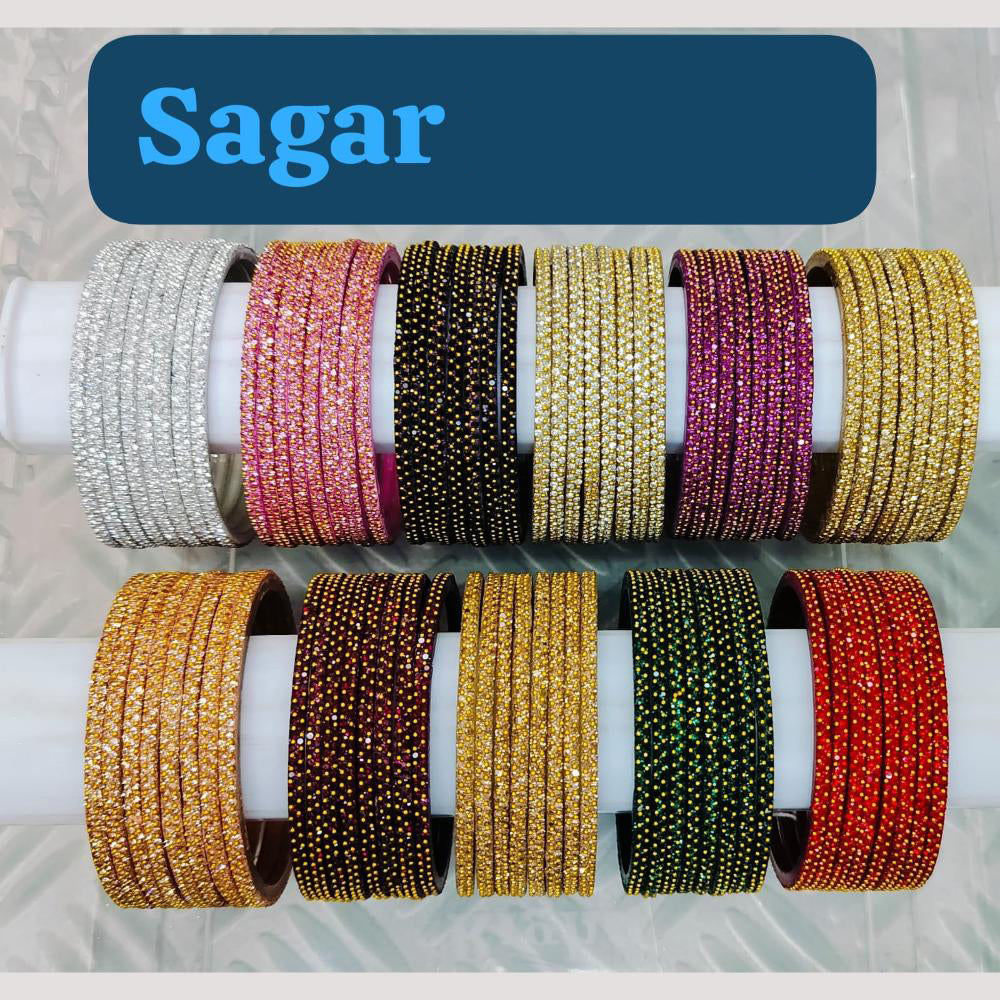 Chitra Bangles Multi Color Bangle (12 Piece In One Box)
