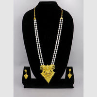 Mahavir Traditional Gold Forming Look Pearl Long Necklace Set (Pack of 6)