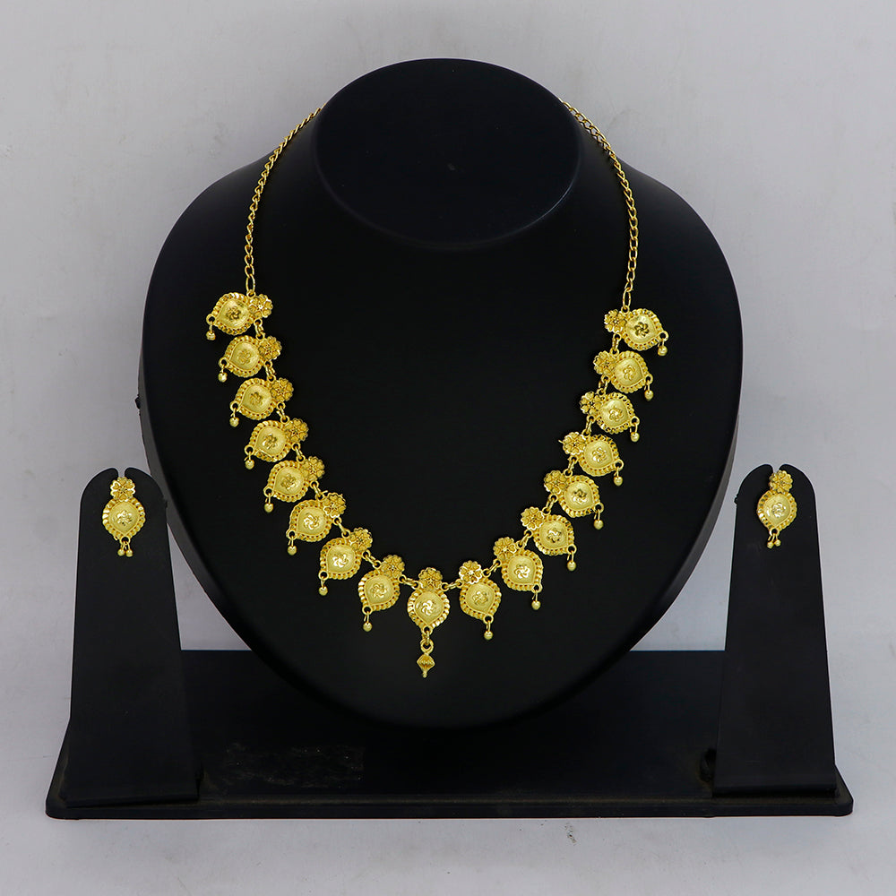 Mahavir Traditional Gold Forming Look Jewellery Set (Pack of 6)