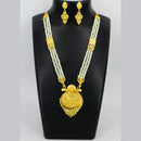Mahavir Dye Gold  Plated Necklace Set
