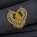 Mahavir Stylish DYE Gold Plated Austrian Stone Temple Pendant for Women