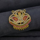 Mahavir Stylish DYE Gold Plated Austrian Stone Pendant for Women