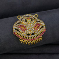 Mahavir Stylish DYE Gold Plated Austrian Stone Pendant for Women