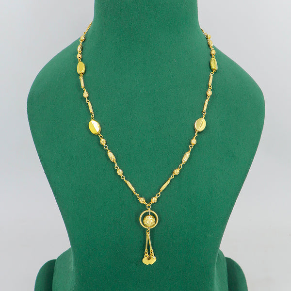 Mahavir Dye Gold Plated Chain