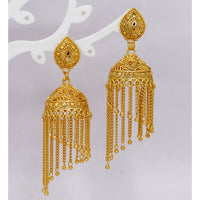 Mahavir DIY Gold Plated Traditional Jhumki Earrings