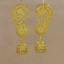 Mahavir DYE Gold Plated Premium Earcuff Jhumki Earrings