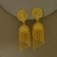 Mahavir DYE Gold Plated Premium Jhumki Earrings