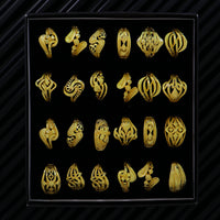 Mahavir Gold Plated Assorted Design Ring