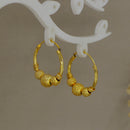 Mahavir DYE Gold Plated Premium Bali Earrings