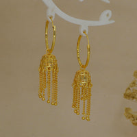 Mahavir DYE Gold Plated Premium Jhumki Earrings