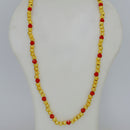Mahavir Elegant Gold Finish Beaded Mala Necklace