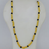 Mahavir Elegant Gold Finish Beaded Mala Necklace