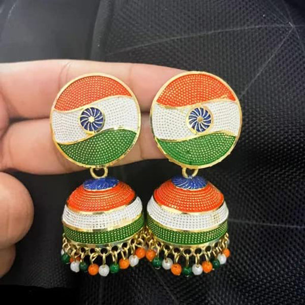 Indian Tricolor Earring For Independence Day| #earring #tassel #pompom -  YouTube