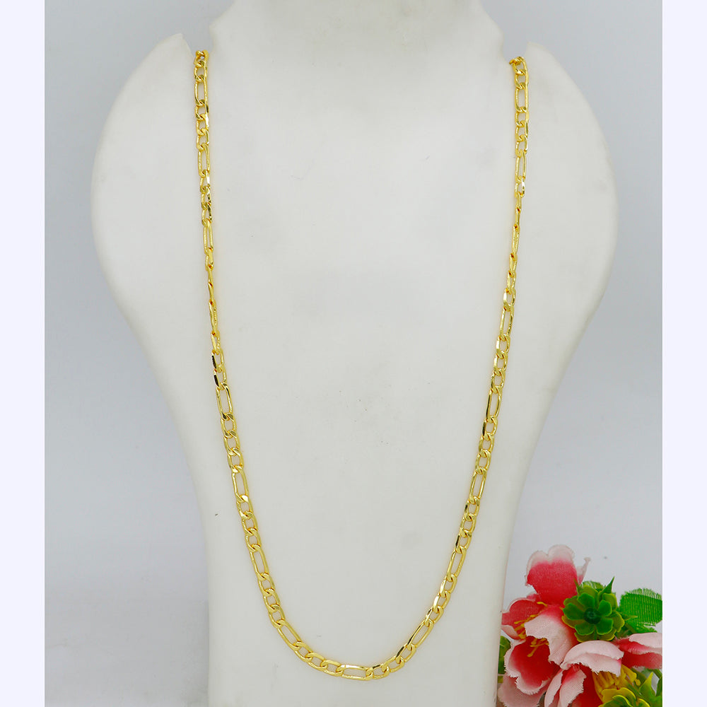 Mahavir Gold Plated Chain