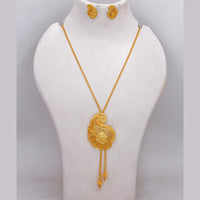 Mahavir Traditional Gold Forming  Necklace Set