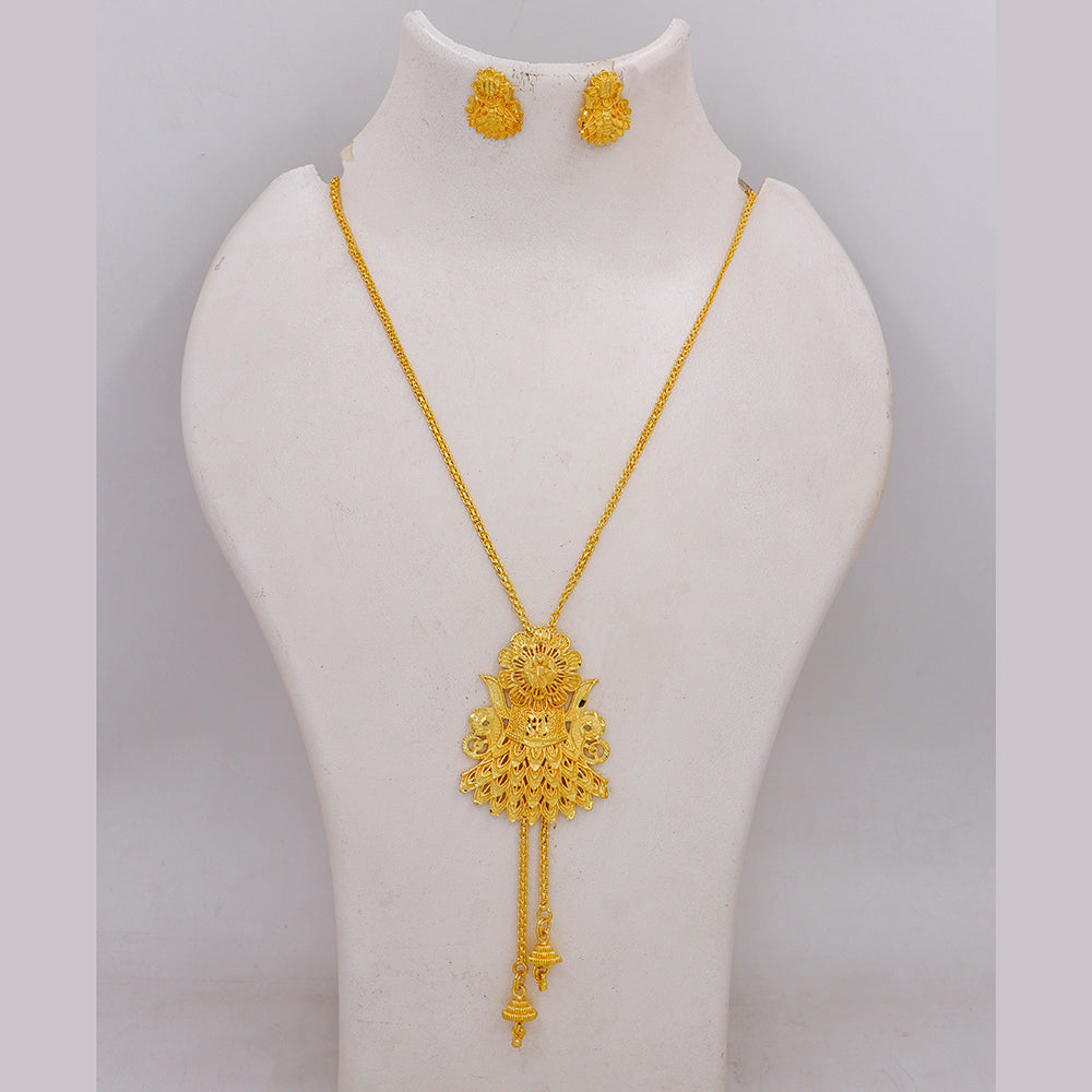 Mahavir Traditional Gold Forming  Necklace Set (Pack of 6)