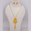 Mahavir Traditional Gold Forming  Necklace Set