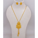 Mahavir Traditional Gold Forming Necklace Set 