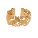 Urthn Gold Plated Adjustable Kada (Pack Of 6)